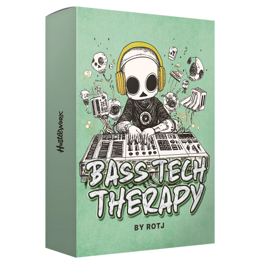 Hustleworx presents Bass Tech Therapy sample pack by Rise Of The Jellyfish, from House Of Hustle