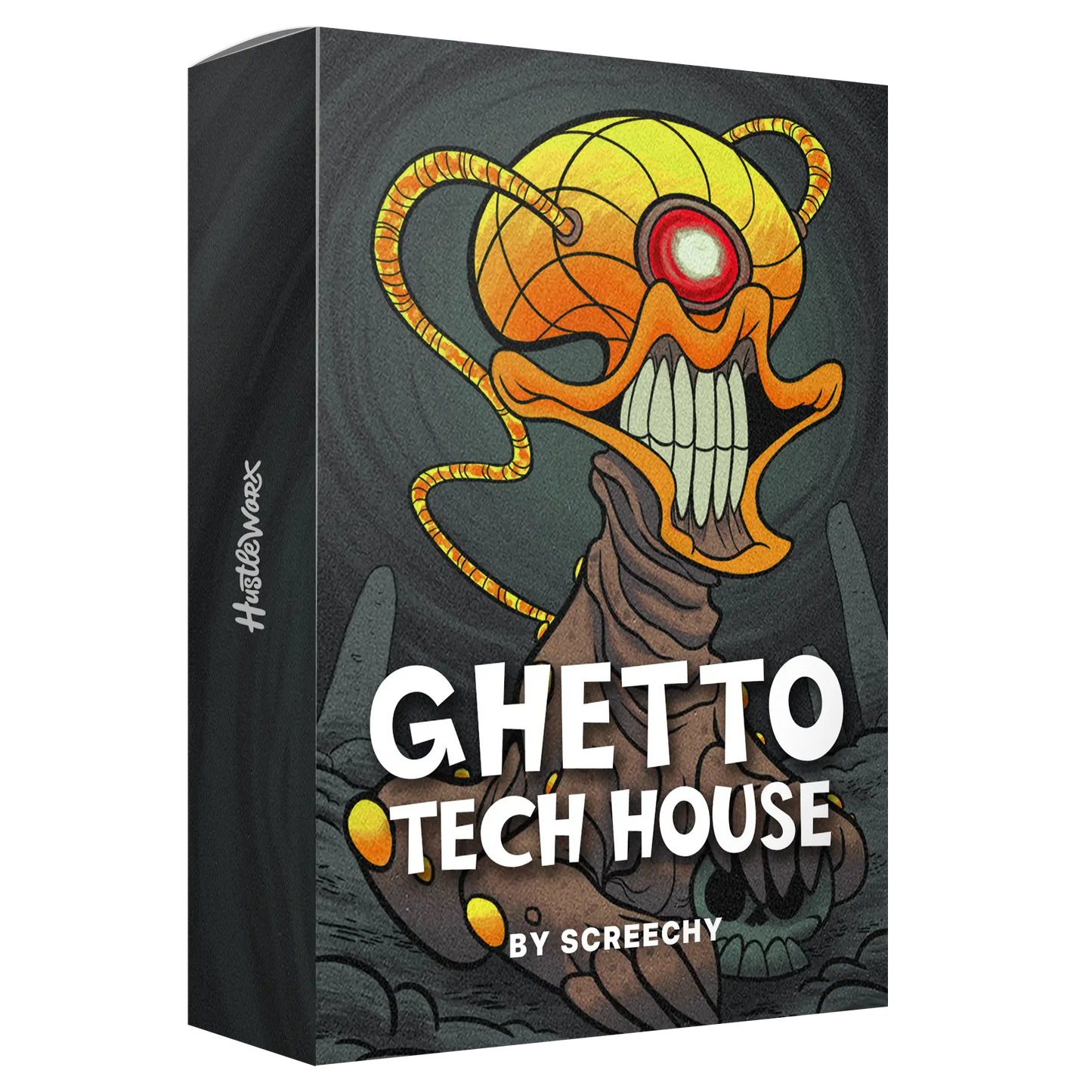 Hustleworx presents Ghetto Tech House sample pack by Screechy, from House Of Hustle