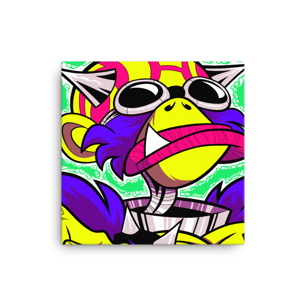 Rave Face Art Collectors Canvas Rave Lord